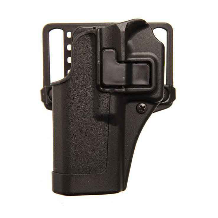 BLACKHAWK! Serpa CQC Glock 42 Outside the Waistband Right Hand Holster - Black BLACKHAWK! Serpa CQC Glock 42 Outside the Waistband Right Hand Holster - Black