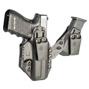 BLACKHAWK! Stache IWB Premium Glock 17/19/19X/22/23/31/32/44/45/47 with Surefire X300 Inside the Waistband Ambidextrous Holster