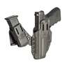 BLACKHAWK! Stache IWB Premium Glock 17/19/19X/22/23/31/32/44/45/47 with Surefire X300 Inside the Waistband Ambidextrous Holster - Black