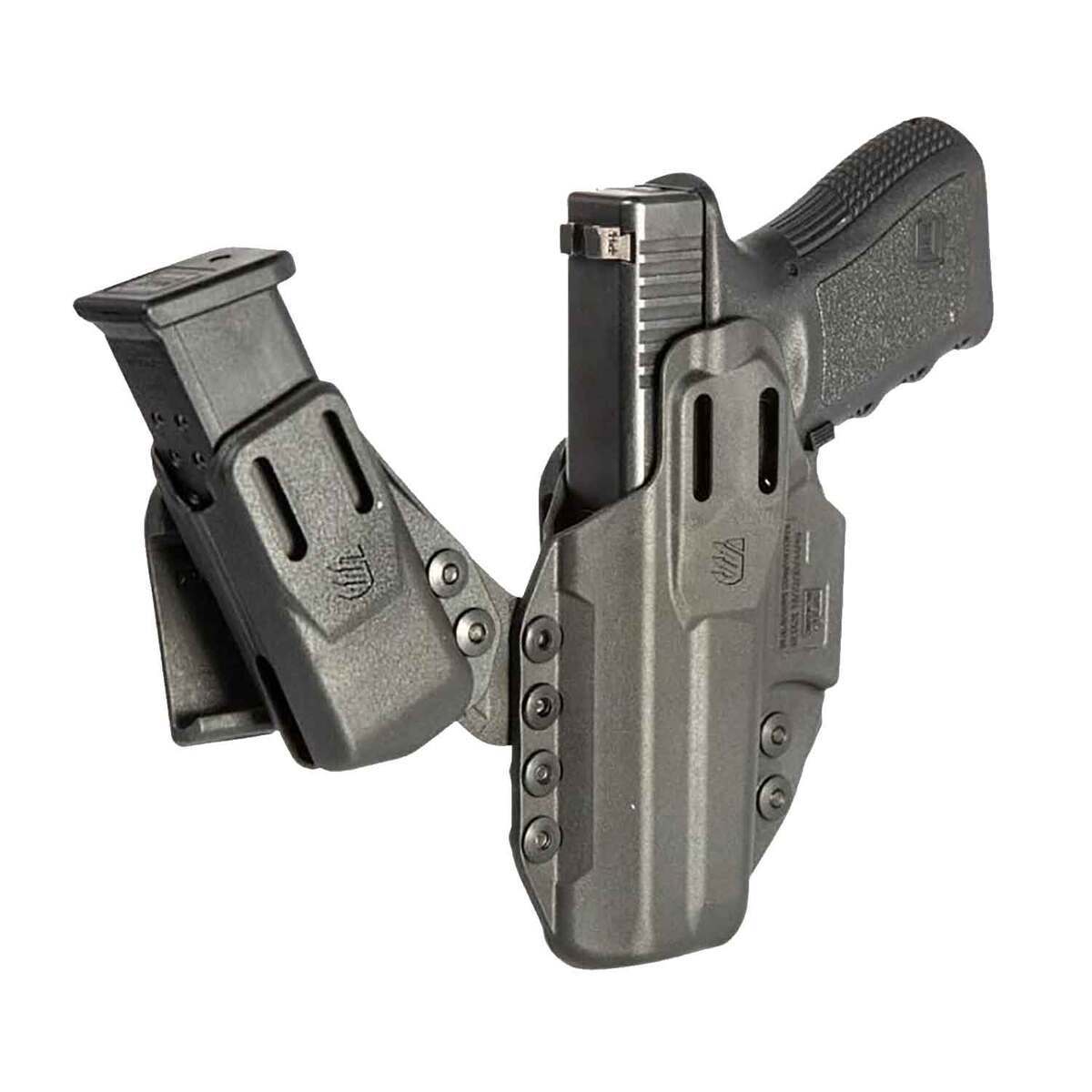 BLACKHAWK! Stache IWB Premium Glock 19/19X/23/32/44/45 with Streamlight TLR 7/7A and 8/8A Inside the Waistband Ambidextrous Holster - Black BLACKHAWK! Stache IWB Premium Glock 19/19X/23/32/44/45 with Streamlight TLR 7/7A and 8/8A Inside the Waistband Ambidextrous Holster - Black