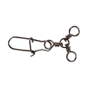 Eagle Claw 3 Way Swivels with Dual Lock Snap