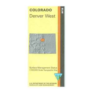 BLM Colorado Denver West Map