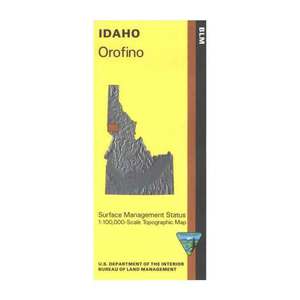 BLM Idaho Orofino Map