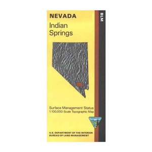 BLM Nevada Indian Springs Map
