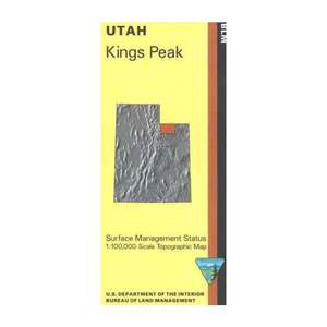 BLM Utah Kings Peak Map
