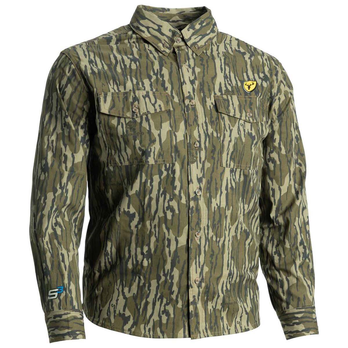 Shield Series Fused Cotton Button Up Hunting Shirt