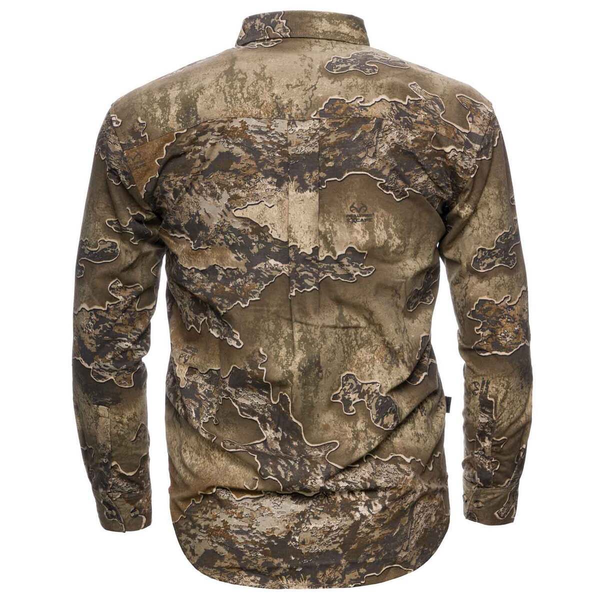 Blocker Outdoors Men's Realtree Excape Fused Cotton Ripstop Long Sleeve ...