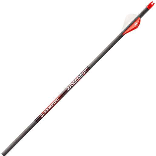 Bloodsport Judgement 400 Spine Carbon Arrows – 6 Pack – Black