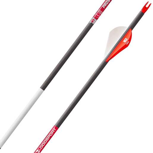 Bloodsport Prosecutor 350 Spine Carbon Arrows – 6 Pack – Gray