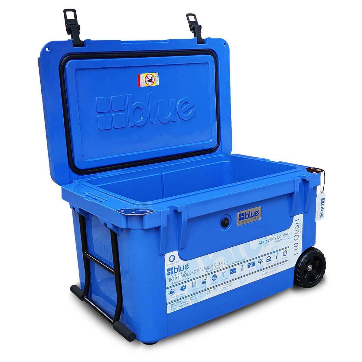 Blue Coolers Ark Series 110 Wheeled Cooler - Trademark Blue - Trademark Blue Blue Coolers Ark Series 110 Wheeled Cooler - Trademark Blue - Trademark Blue