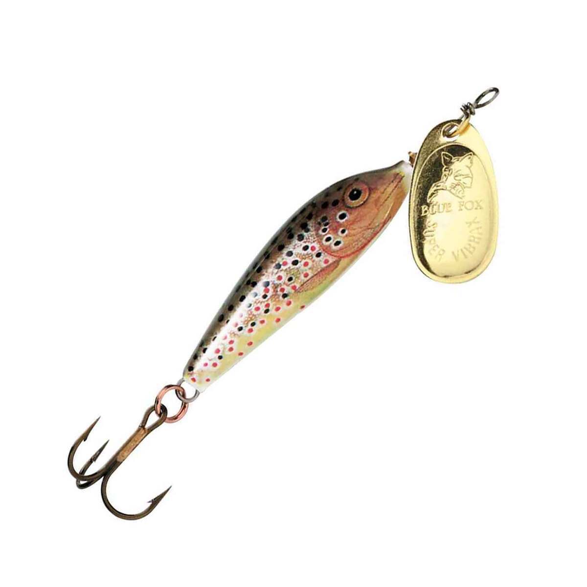 Blue Fox Minnow Inline Spinner - Brown Trout/Gold, 1/8oz | Sportsman's ...