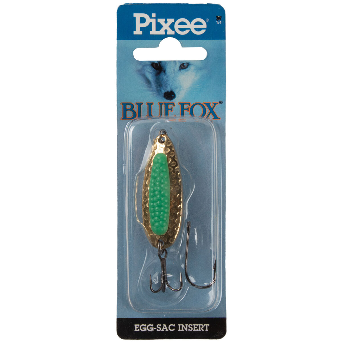 Blue Fox Pixee Casting Spoon - Gold/Green, 1/4oz - Gold/Green 2 Blue Fox Pixee Casting Spoon - Gold/Green, 1/4oz - Gold/Green 2