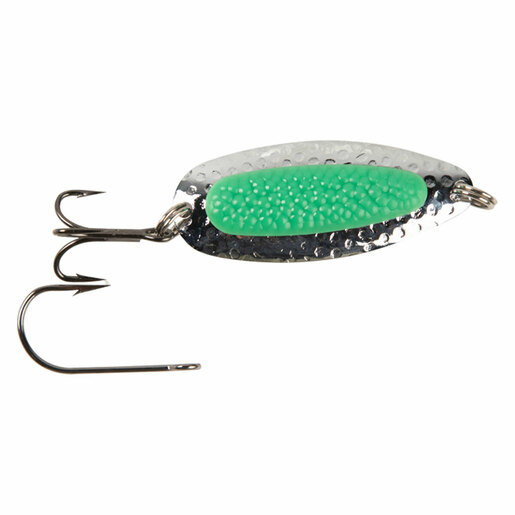 Blue Fox Pixee Trolling Spoon – Green Tiger/Green 4