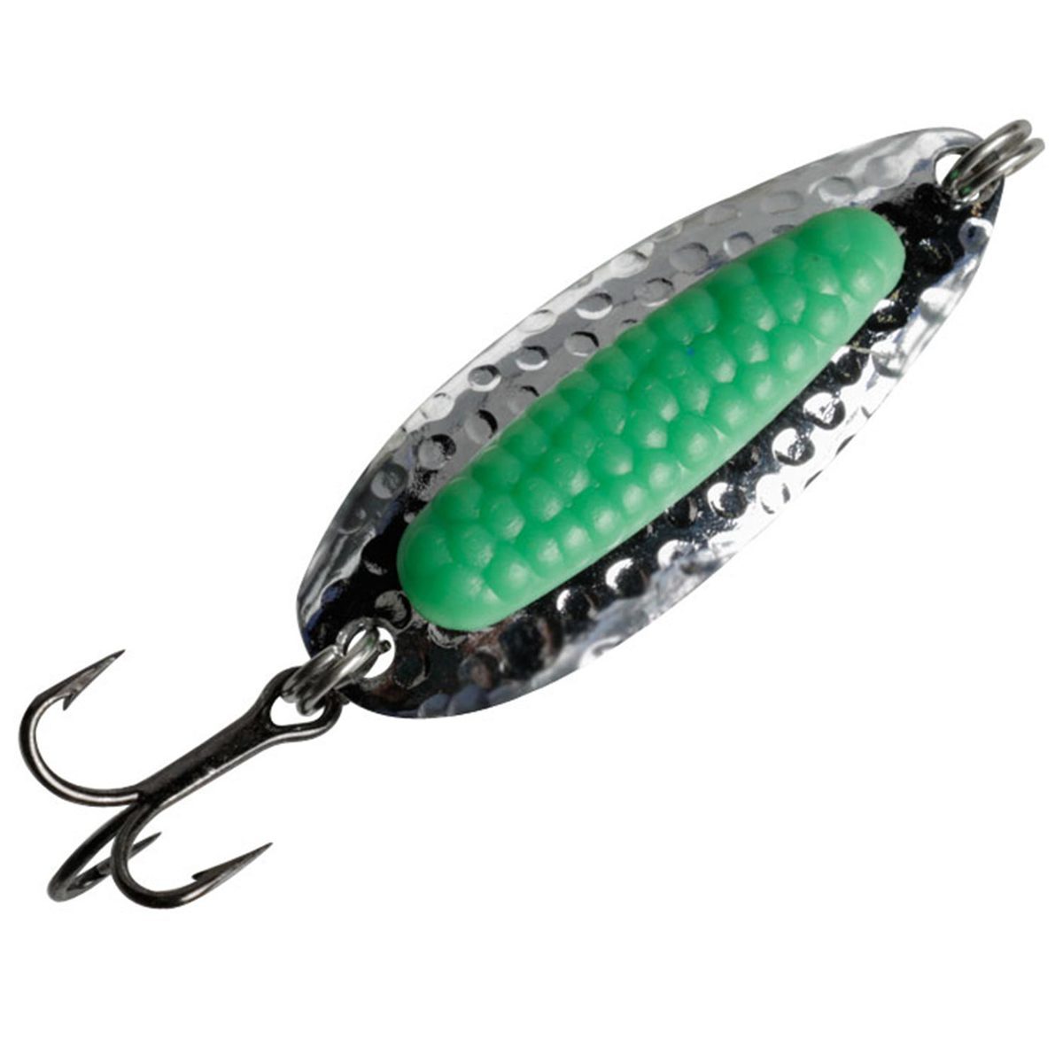 Blue Fox Pixee Casting Spoon - Silver/Green, 1/2oz - Silver/Green 3 Blue Fox Pixee Casting Spoon - Silver/Green, 1/2oz - Silver/Green 3