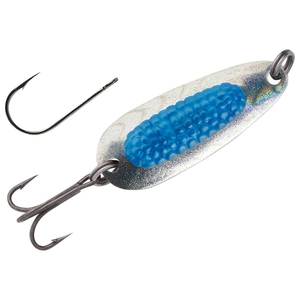 Blue Fox Rattlin Pixee Casting Spoon - Holographic Silver/Blue, 7/8oz