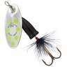 Blue Fox Vibrax Bullet Fly In Line Spinner - Silver / Fluorescent Yellow / Black, 1/4oz - Silver / Fluorescent Yellow / Black 2