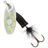 Blue Fox Vibrax Bullet Fly In Line Spinner - Silver / Fluorescent Yellow / Black, 1/8oz - Silver / Fluorescent Yellow / Black 0