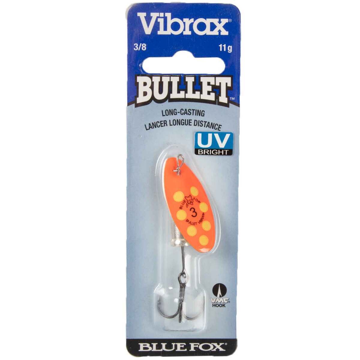 Blue Fox Vibrax Bullet In Line Spinner - Flo.Green/Flo.Yellow/Silver UV, 1/2oz - Flo.Green/Flo.Yellow/Silver UV 4 Blue Fox Vibrax Bullet In Line Spinner - Flo.Green/Flo.Yellow/Silver UV, 1/2oz - Flo.Green/Flo.Yellow/Silver UV 4