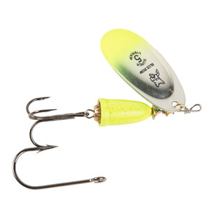 Blue Fox Vibrax Painted Inline Spinner - Chartreuse Green Candyback, 3/8oz, 2-6ft