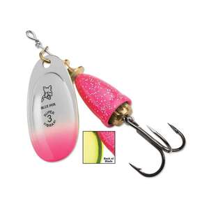 Blue Fox Vibrax Painted Inline Spinner - Pink Chartreuse Candyback, 7/16oz, 2-6ft