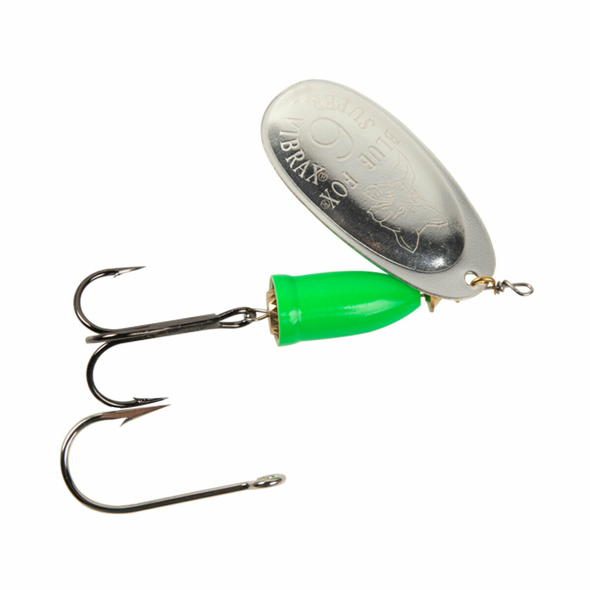 Blue Fox Vibrax Painted In Line Spinner - Silver/Fluorescent Green, 3/16oz - Silver/Fluorescent Green 2 Blue Fox Vibrax Painted In Line Spinner - Silver/Fluorescent Green, 3/16oz - Silver/Fluorescent Green 2