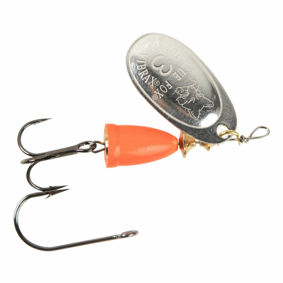 Blue Fox Vibrax Painted In Line Spinner - Silver/Fluorescent Red, 7/16oz - Silver/Fluorescent Red 5 Blue Fox Vibrax Painted In Line Spinner - Silver/Fluorescent Red, 7/16oz - Silver/Fluorescent Red 5