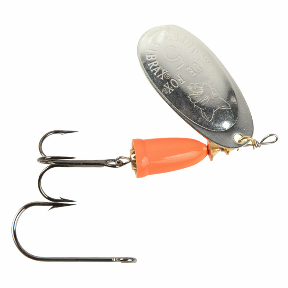 Blue Fox Vibrax Painted In Line Spinner - Silver/Fluorescent Red, 7/16oz - Silver/Fluorescent Red 5 Blue Fox Vibrax Painted In Line Spinner - Silver/Fluorescent Red, 7/16oz - Silver/Fluorescent Red 5