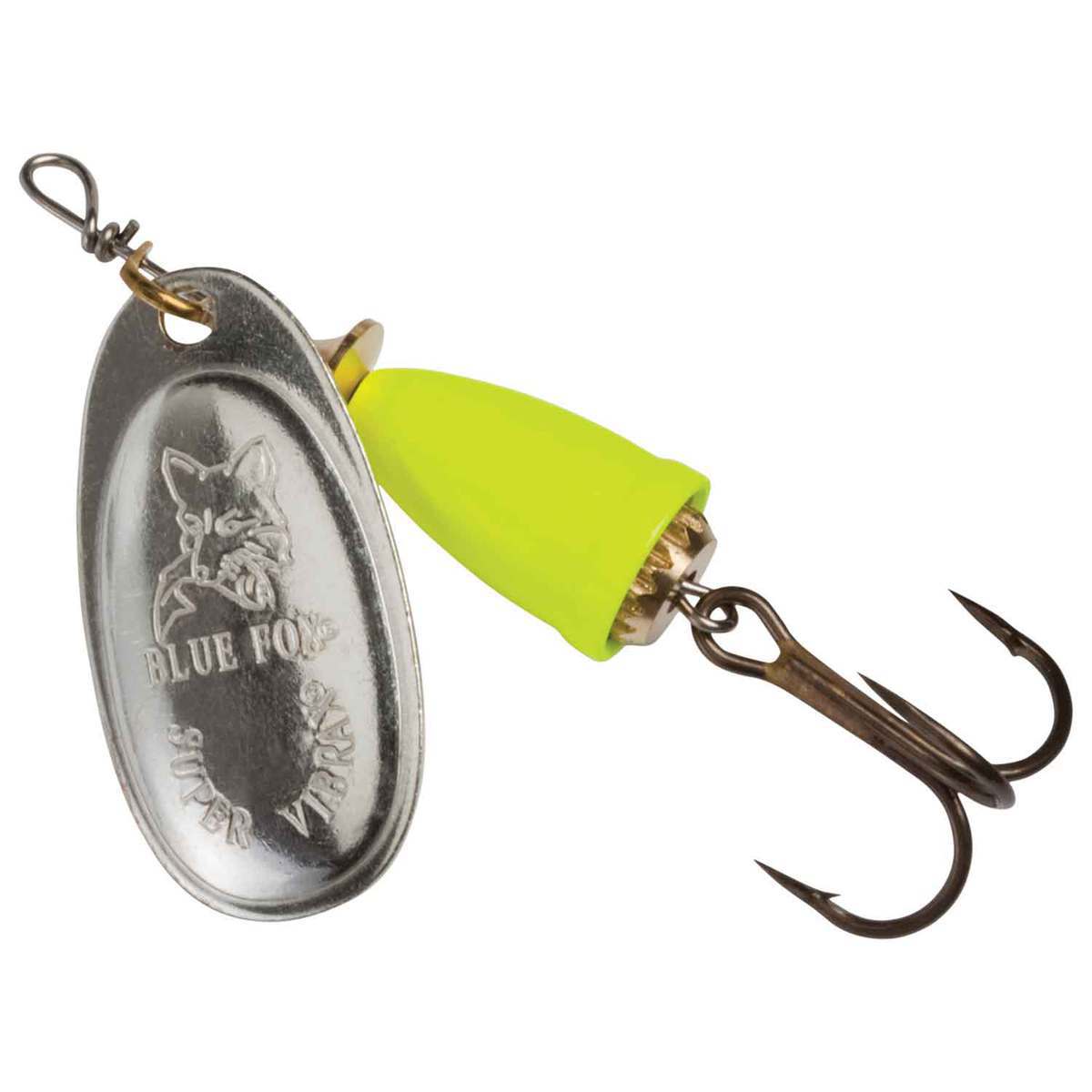 Blue Fox Vibrax Painted Inline Spinner - Silver/Fluorescent Yellow, 7/16oz, 2-6ft - Silver/Fluorescent Yellow 5 Blue Fox Vibrax Painted Inline Spinner - Silver/Fluorescent Yellow, 7/16oz, 2-6ft - Silver/Fluorescent Yellow 5