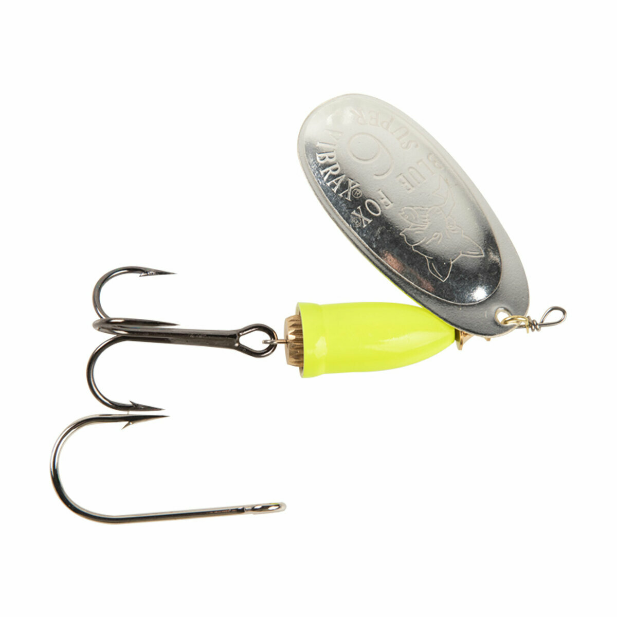 Blue Fox Vibrax Painted Inline Spinner - Silver/Fluorescent Yellow, 7/16oz, 2-6ft - Silver/Fluorescent Yellow 5 Blue Fox Vibrax Painted Inline Spinner - Silver/Fluorescent Yellow, 7/16oz, 2-6ft - Silver/Fluorescent Yellow 5