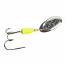 Blue Fox Vibrax Painted In Line Spinner - Silver/Fluorescent Yellow, 5/8oz - Silver/Fluorescent Yellow 6
