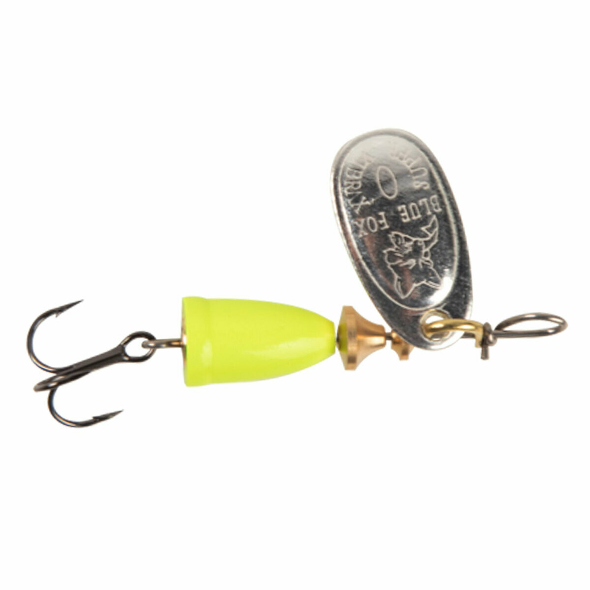 Blue Fox Vibrax Painted Inline Spinner - Silver/Fluorescent Yellow, 7/16oz, 2-6ft - Silver/Fluorescent Yellow 5 Blue Fox Vibrax Painted Inline Spinner - Silver/Fluorescent Yellow, 7/16oz, 2-6ft - Silver/Fluorescent Yellow 5