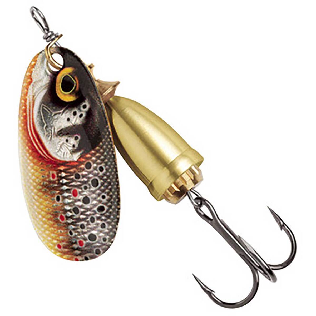 Blue Fox Classic Vibrax Inline Spinner - Gilded Brown Trout, 3/16oz, 2 ...