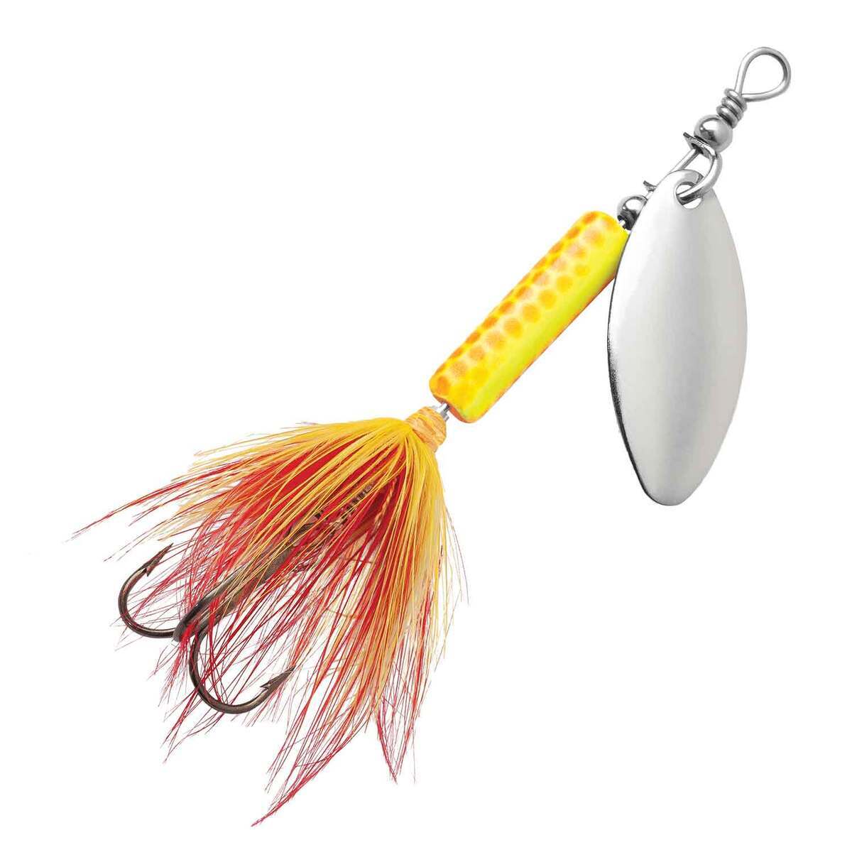 Blue Fox Whip Tail Deep Runner Inline Spinner - Orange/Chartreuse, 1 ...