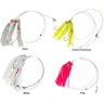 Blue Water Candy Spanish Rig Saltwater Trolling Lure - White, 1/8oz, 3in - White 30lb Mono