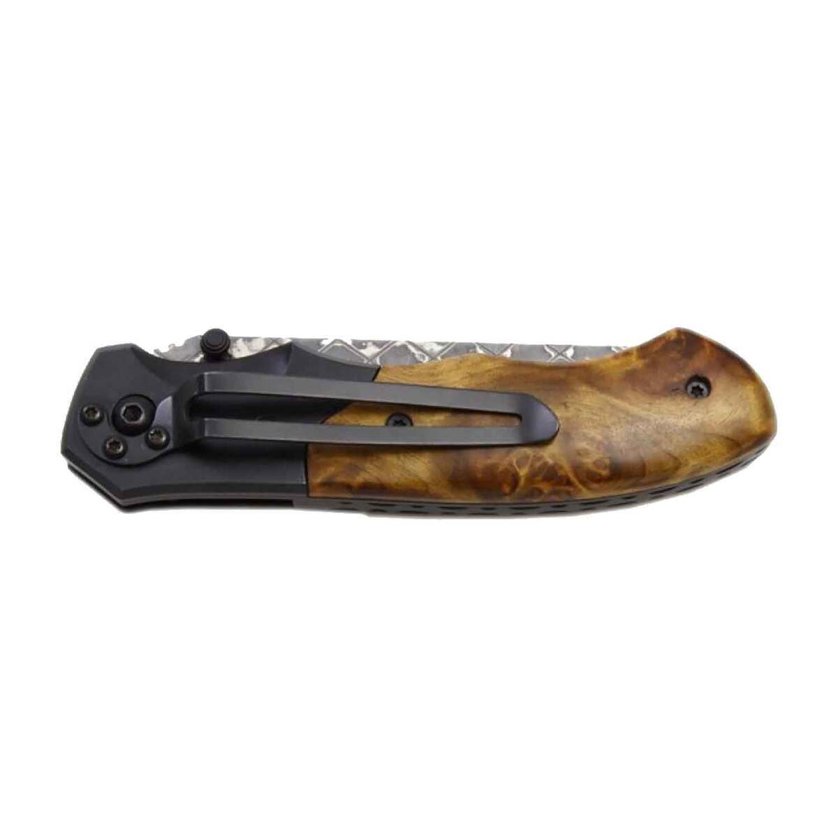 BnB Knives Army 3.13 inch Folding Knife - Brown BnB Knives Army 3.13 inch Folding Knife - Brown
