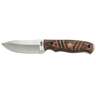 BnB Knives Mamba Hunter 3.5 inch Fixed Blade Knife - Brown
