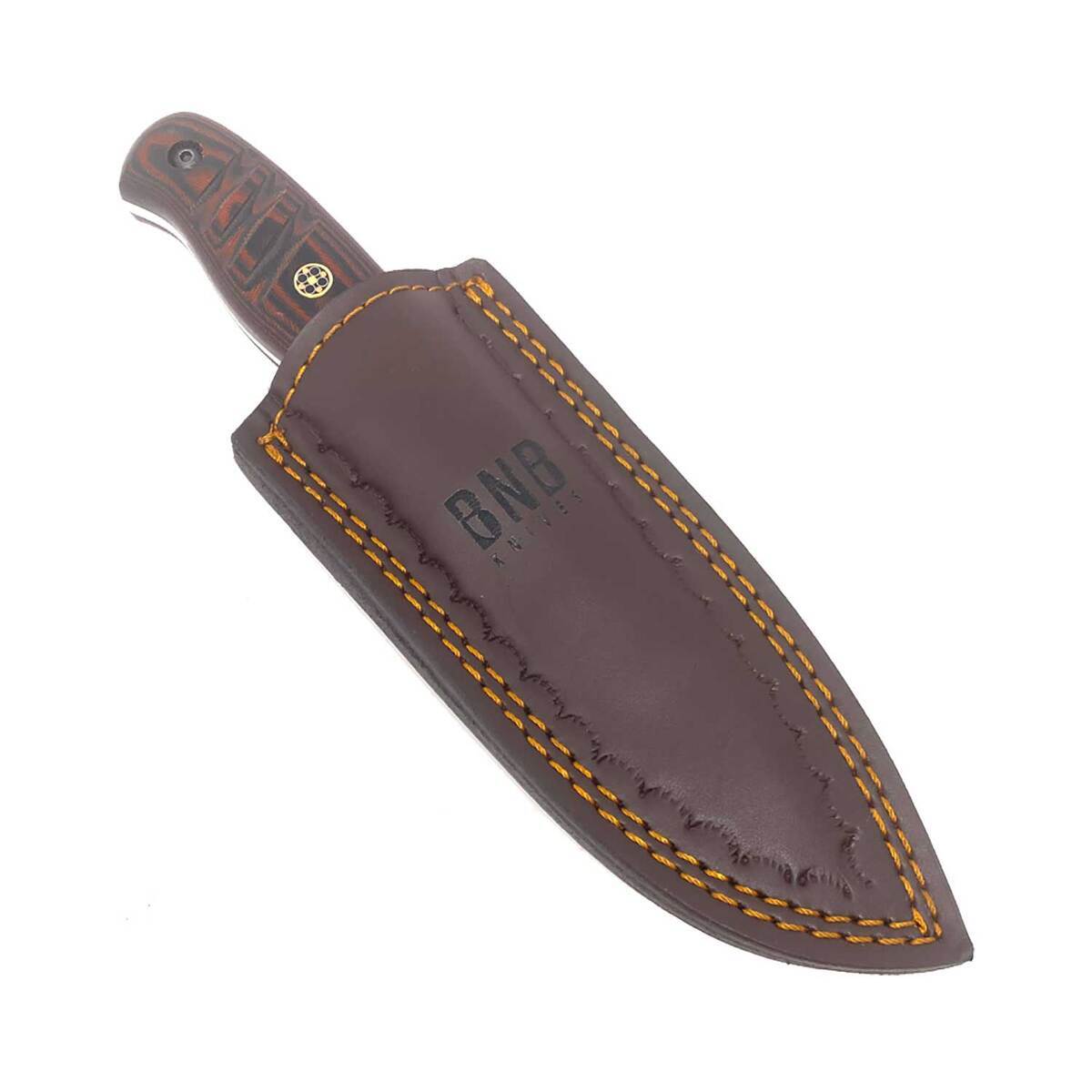 BnB Knives Mamba Hunter 3.5 inch Fixed Blade Knife - Brown BnB Knives Mamba Hunter 3.5 inch Fixed Blade Knife - Brown