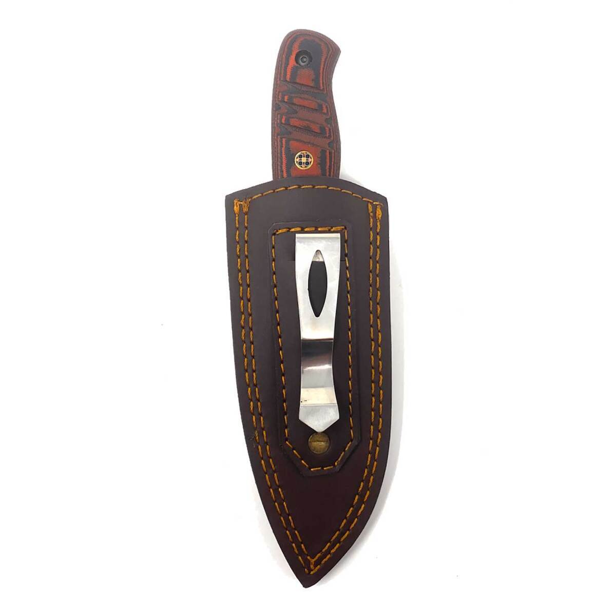 BnB Knives Mamba Hunter 3.5 inch Fixed Blade Knife - Brown BnB Knives Mamba Hunter 3.5 inch Fixed Blade Knife - Brown
