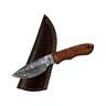 BnB Knives Mini Camper 3.25 inch Fixed Blade Knife - Brown