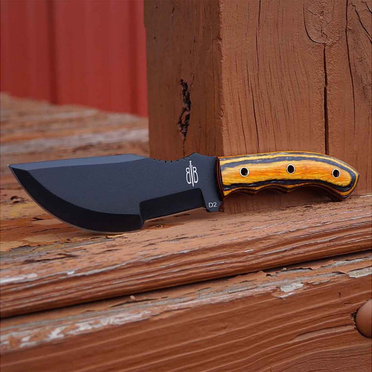 BnB Knives Tactical Bushcraft Tracker 5 inch Fixed Blade Knife - Blue BnB Knives Tactical Bushcraft Tracker 5 inch Fixed Blade Knife - Blue