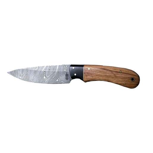 BnB Knives Utility Hunter 4 inch Fixed Blade Knife - Brown - Buck N' Bear Knives