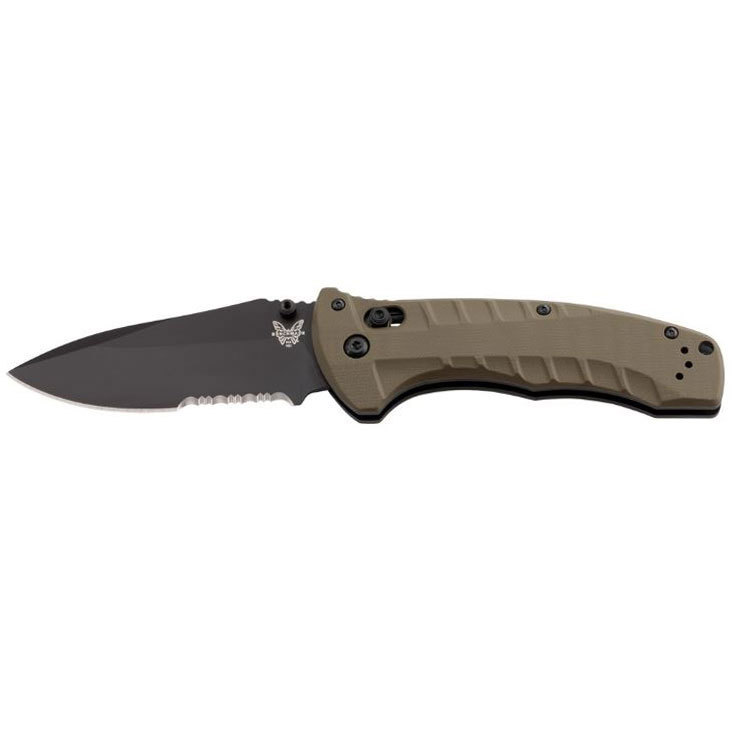 Benchmade Turret 3.70 inch Folding Knife - OD Green Benchmade Turret 3.70 inch Folding Knife - OD Green