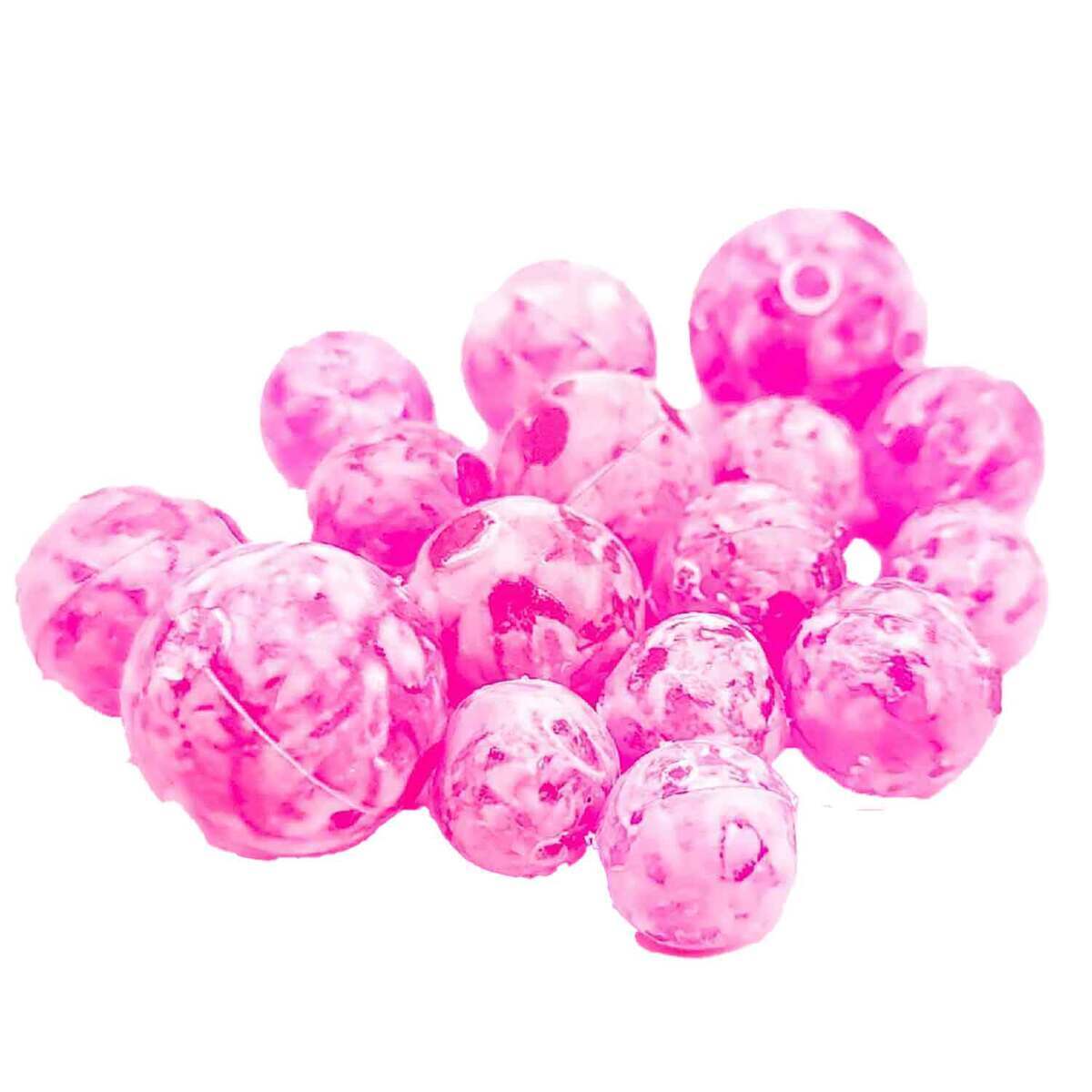 BNR Soft Beads Soft Egg - Mottled Cerise, 12mm - Mottled Cerise 12mm BNR Soft Beads Soft Egg - Mottled Cerise, 12mm - Mottled Cerise 12mm