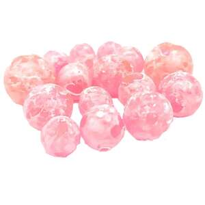 BNR Soft Beads Soft Egg - Mottled Pink, 10mm