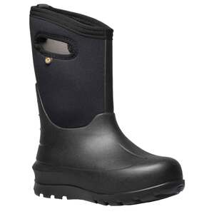 Bogs Youth Neo Classic Solid Winter Waterproof Pull on Boots Bogs Youth Neo Classic Solid Winter Waterproof Pull on Boots