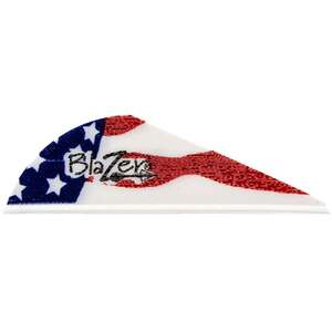 Bohning Blazer 2in American Flag Vanes - 100 pack
