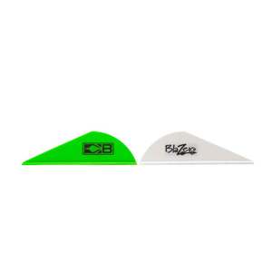 Bohning Blazer Color Combo 36 Pack Vanes - White/Neon Green
