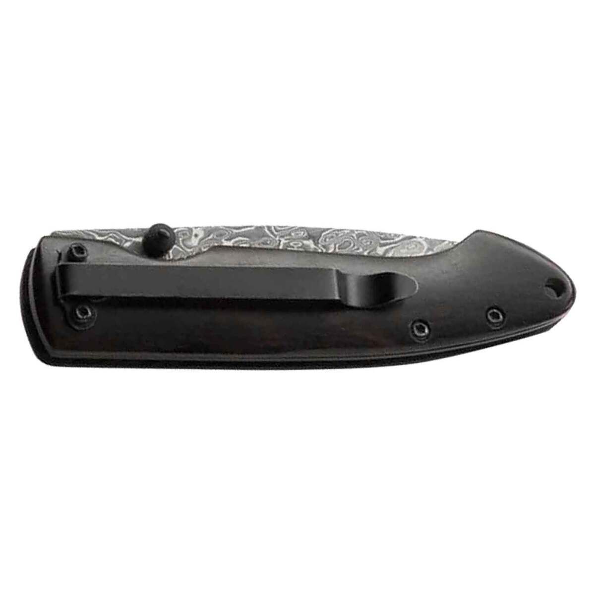 Boker Plus Damascus Gent II 2.72 inch Folding Knife - Black Boker Plus Damascus Gent II 2.72 inch Folding Knife - Black