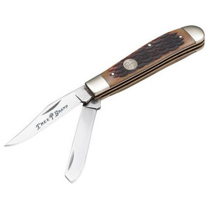 Boker Traditional Series Mini Trapper 2.75 inch Folding Knife - Brown Boker Traditional Series Mini Trapper 2.75 inch Folding Knife - Brown