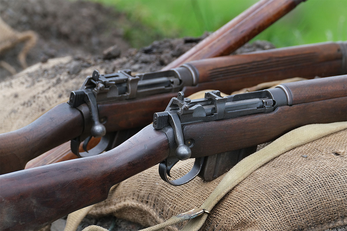 Two bolt action rifles
